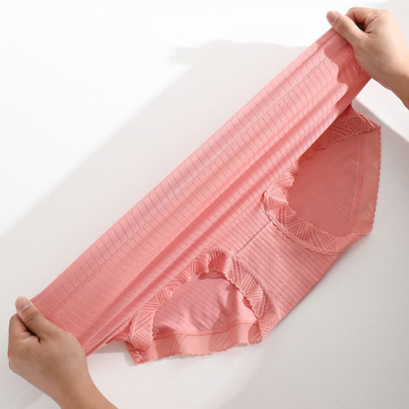 Culotte taille haute sans coutures grande taille (4 paires)