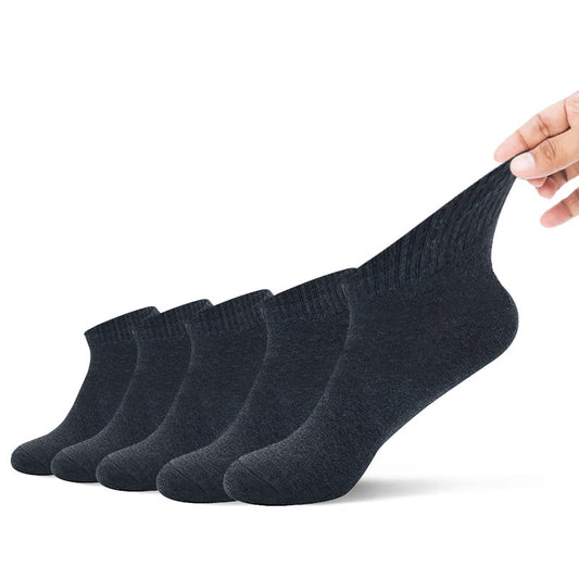 Chaussettes déodorantes (5 paires) - 43-48 - Gris foncé - image 0