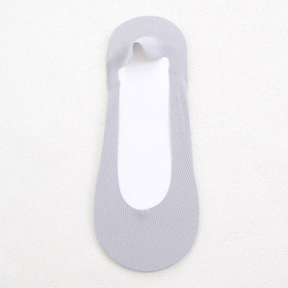 Chaussettes antidérapantes invisibles grande taille (7 paires)