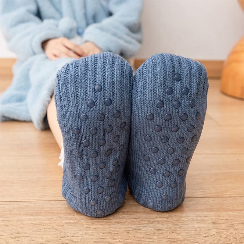 Chaussons-chaussettes d'intérieur chauds en laine d'agneau grande taille (2 paires) - image 10