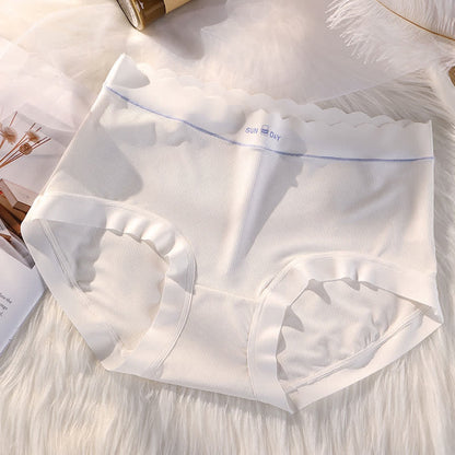 Culotte taille haute à nœud papillon (5 paires) - Blanc - 3XL - image 12