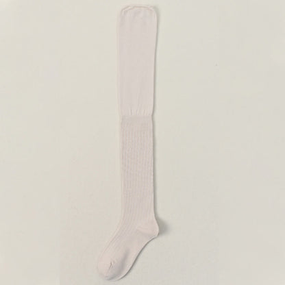Chaussettes hautes de couleur unie (2 paires)