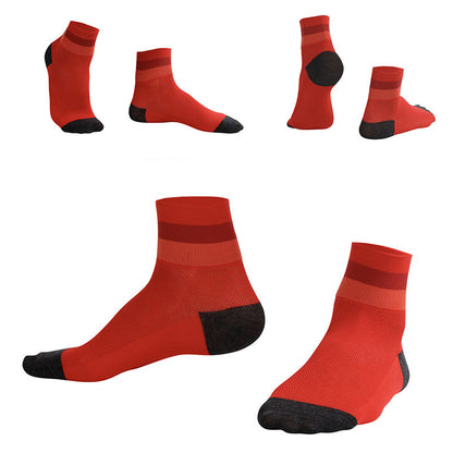 Chaussettes courtes respirantes couleur bonbon