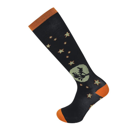 Chaussettes de compression en coton doux pour les fêtes d'Halloween (3 paires) - image 1