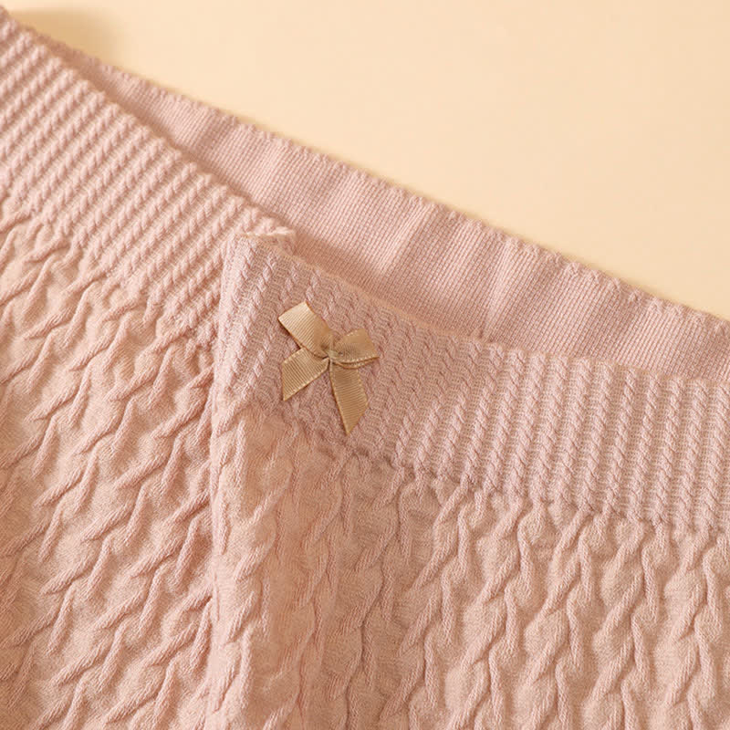 Culotte taille haute à nœud papillon (5 paires) - image 4