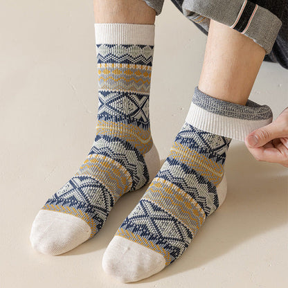 Chaussettes rétro respirantes mi-mollet (3 paires) - image 1