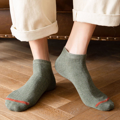 Chaussettes amples en coton rayé grande taille (3 paires)