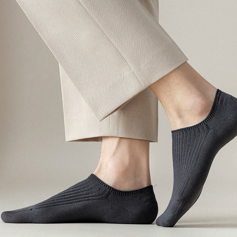 Chaussettes invisibles déodorantes Plusock (5 paires) - Gris foncé - EU39-46 (US5-12) - image 11