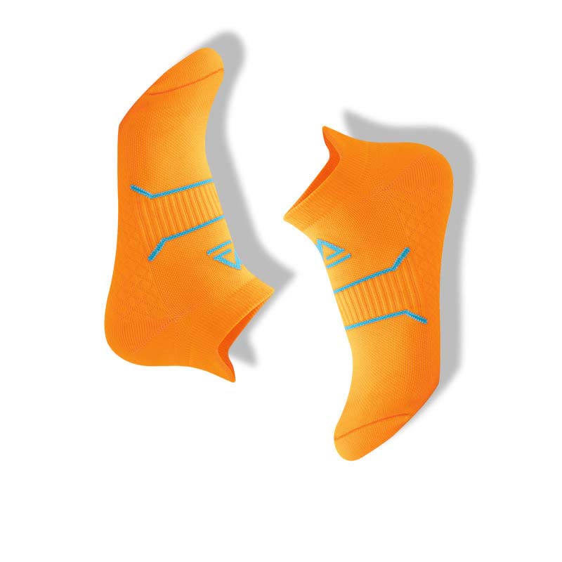 Chaussettes de compression athlétiques rembourrées grande taille (7 paires) - Orange - EU40-45 (US 8-12) - image 13