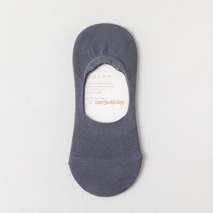 Chaussettes invisibles élastiques en maille Plusock (5 paires) - Bleu marine - EU39-46 (US5-12) - image 15