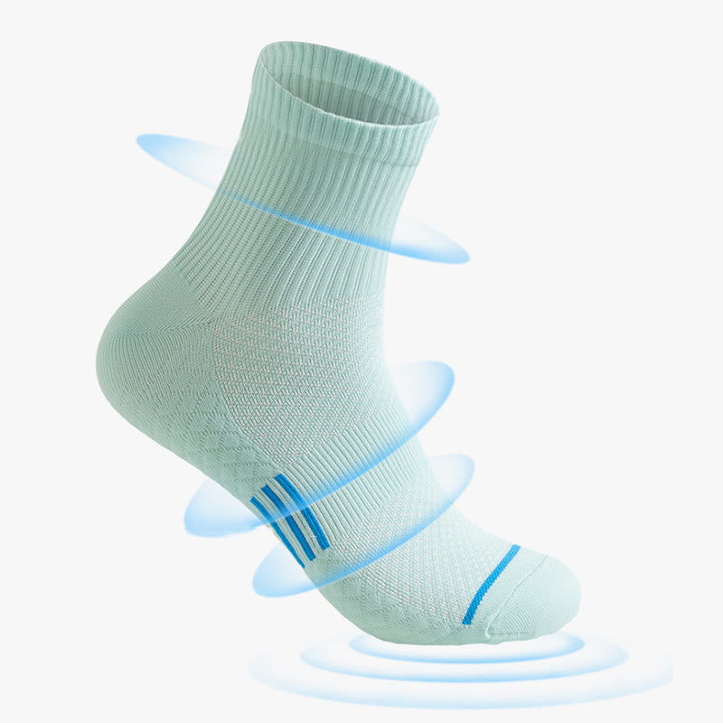 Chaussettes de compression Plusock multicolores à séchage rapide (12 paires) - image 3