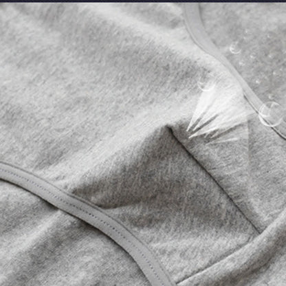 Lot de 2 slips taille haute en coton extensible uni