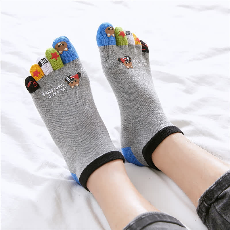 Chaussettes Plusock à motifs amusants (4 paires) - image 6