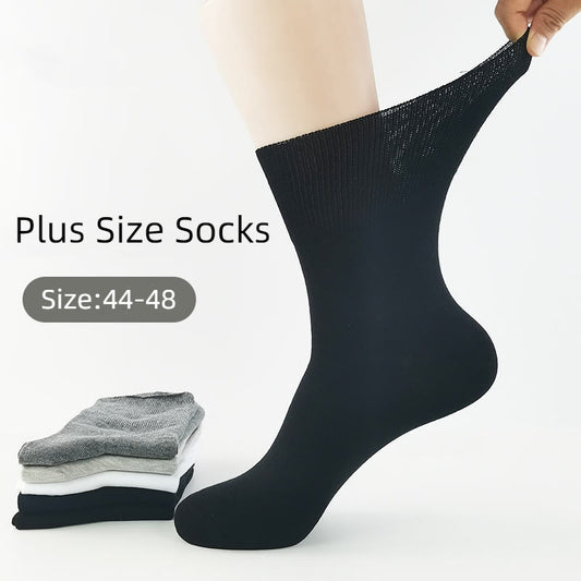 Chaussettes courtes non contraignantes grande taille (5 paires)