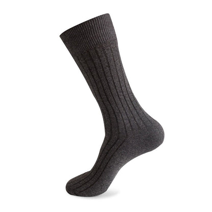 Chaussettes rayées unies (3 paires) - Gris foncé - EU46-50 (US12-15) - image 16
