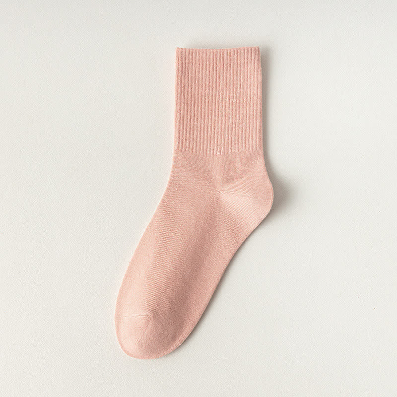 Chaussettes basses confortables en coton (6 paires) - Rose - EU39-43 (US5-9) - image 6