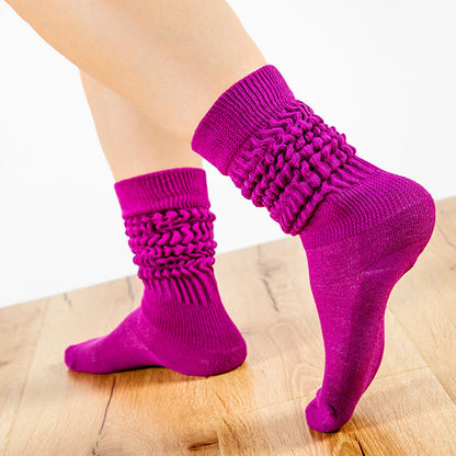 Chaussettes souples couleur bonbon (2 paires)