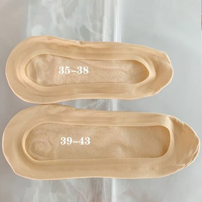 Chaussettes bateau à fleurs grande taille (6 paires)