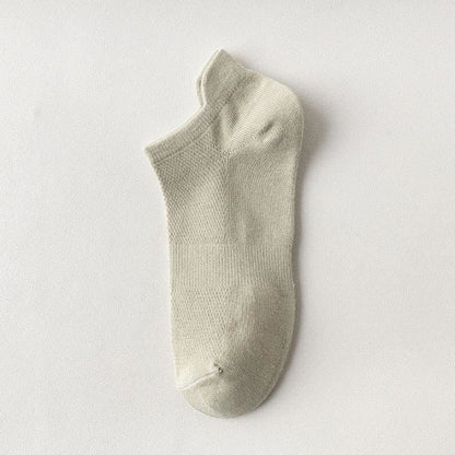 Chaussettes respirantes à la cheville grande taille (5 paires)