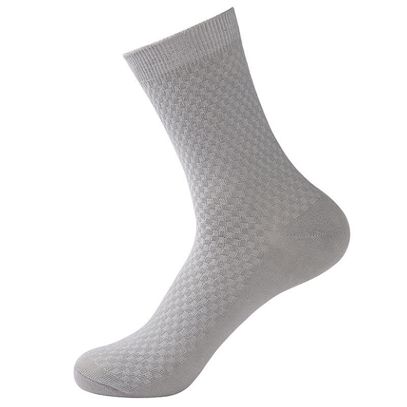 Chaussettes courtes en fibre de bambou Plusock (5 paires) - Gris argenté - EU41-48 (US7.5-13) - image 3