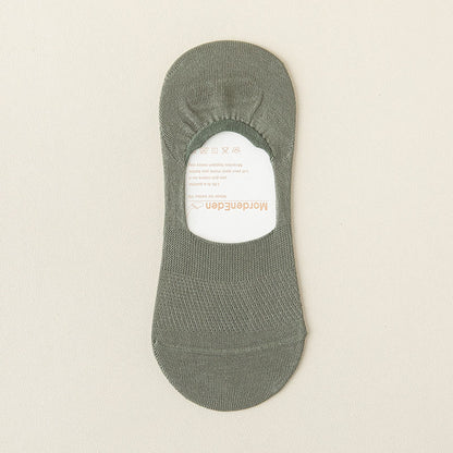 Chaussettes invisibles respirantes en maille (5 paires) - Vert armée - EU39-46 (US5-12) - image 18