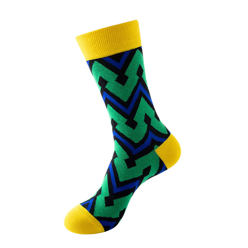 Chaussettes à motifs abstraits (5 paires) - image 5