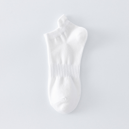 Chaussettes respirantes de couleur unie grande taille (8 paires)