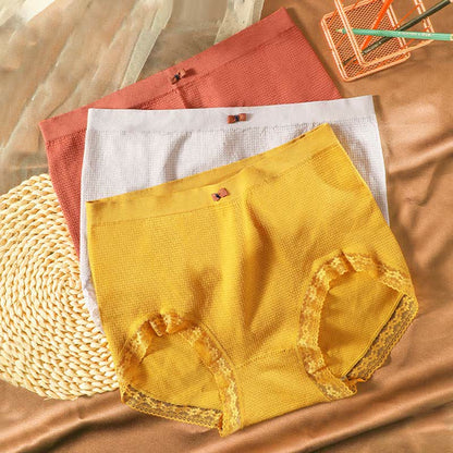 Culotte en dentelle respirante taille haute (5 paires) - image 2