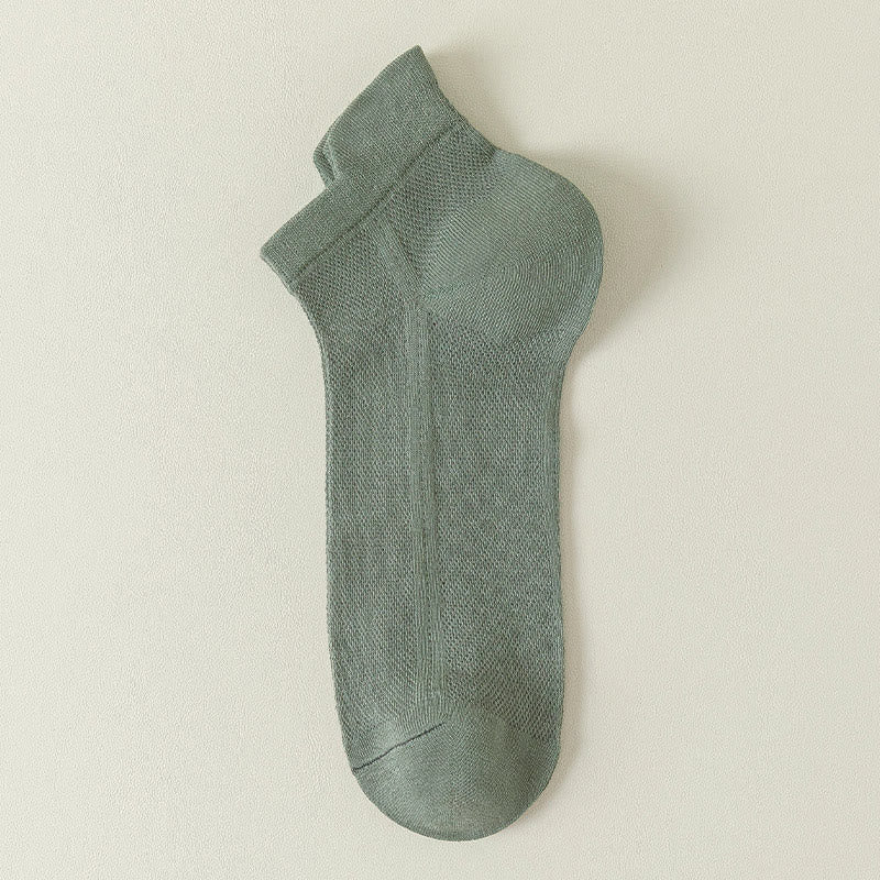 Chaussettes respirantes en maille (7 paires) - Vert armée - EU44-50 (US10-15) - image 14
