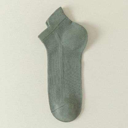 Chaussettes respirantes en maille (7 paires) - Vert armée - EU44-50 (US10-15) - image 14