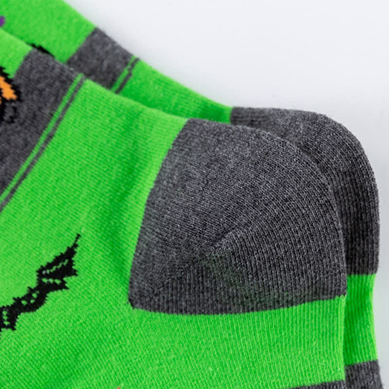 Chaussettes d'intérieur en coton Plusock Halloween (5 paires) - image 8