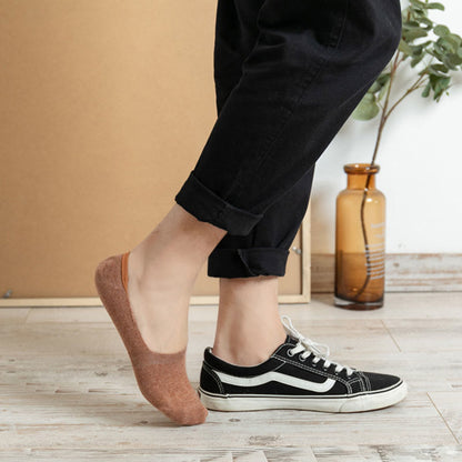 Chaussettes invisibles antidérapantes (5 paires) - image 1