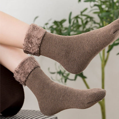 Chaussettes polaires unies grandes tailles (6 paires) - image 5