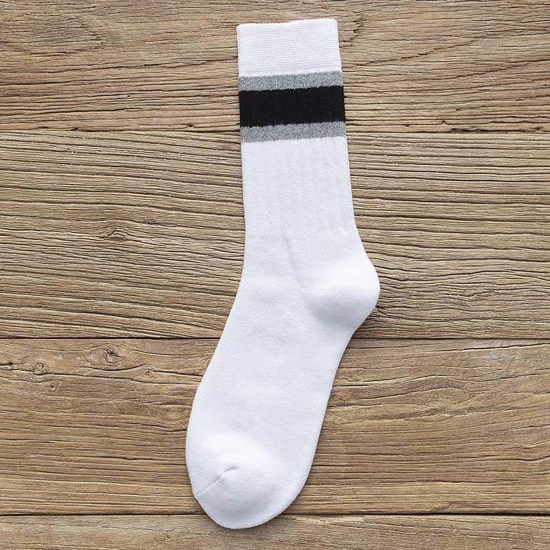 Chaussettes hautes chaudes et respirantes grandes tailles (8 paires) - image 10