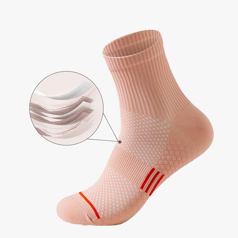 Chaussettes de compression Plusock multicolores à séchage rapide (12 paires) - image 1