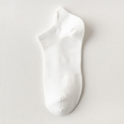 Chaussettes respirantes à la cheville grande taille (5 paires)