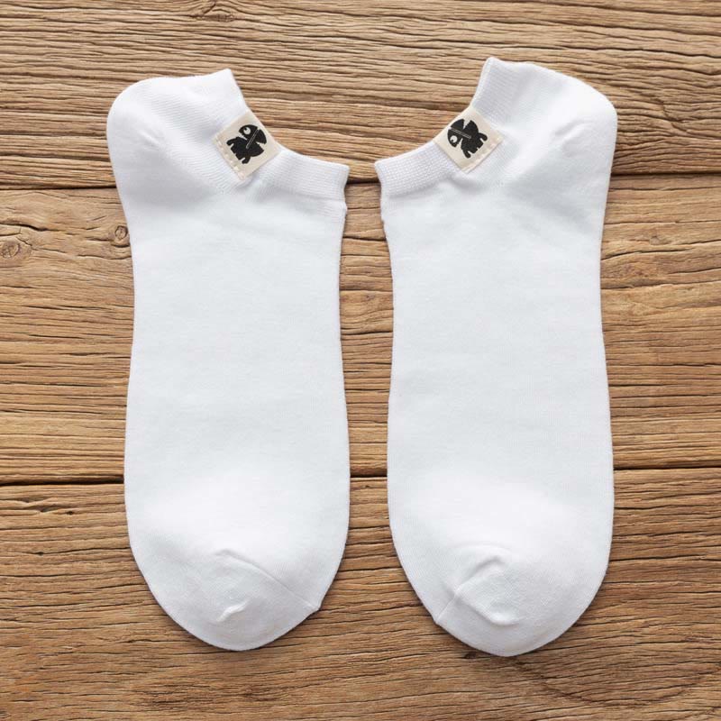 Chaussettes en coton à motifs amusants (3 paires) - 42-48 - Blanc - image 11