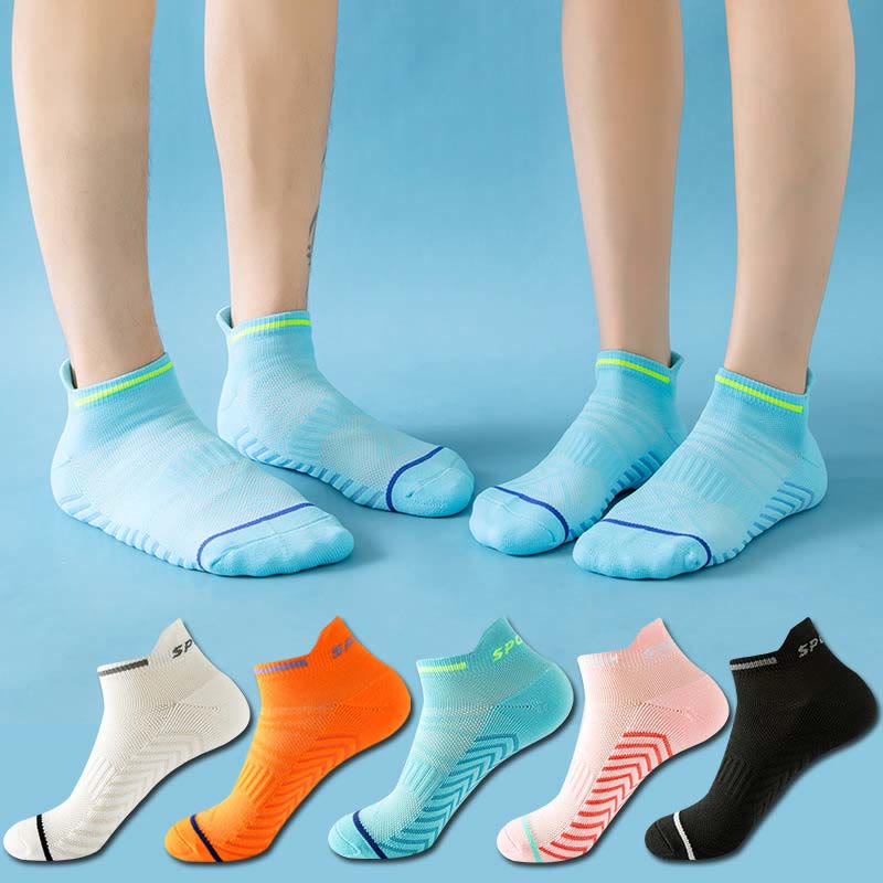 Chaussettes de compression rembourrées pour la course à pied (5 paires) - image 0