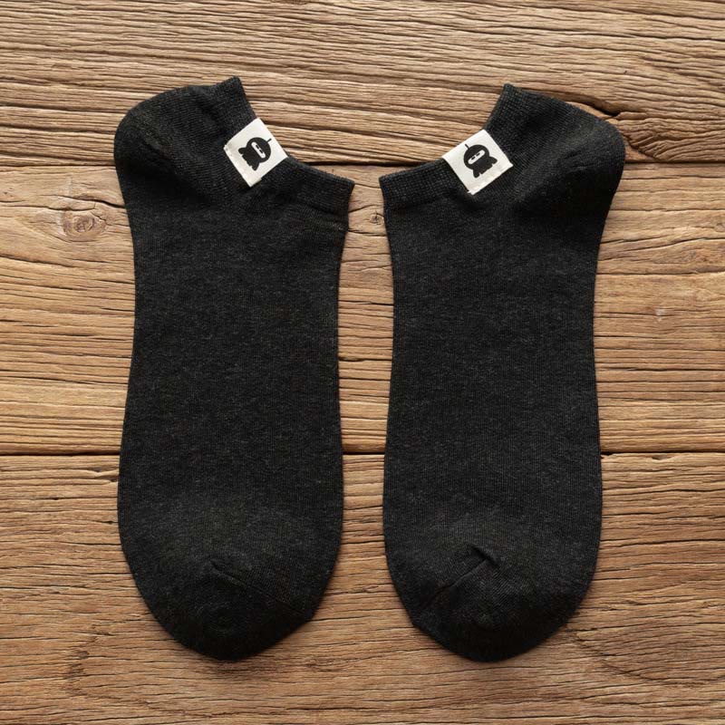 Chaussettes en coton à motifs amusants (3 paires) - 42-48 - Noir - image 15