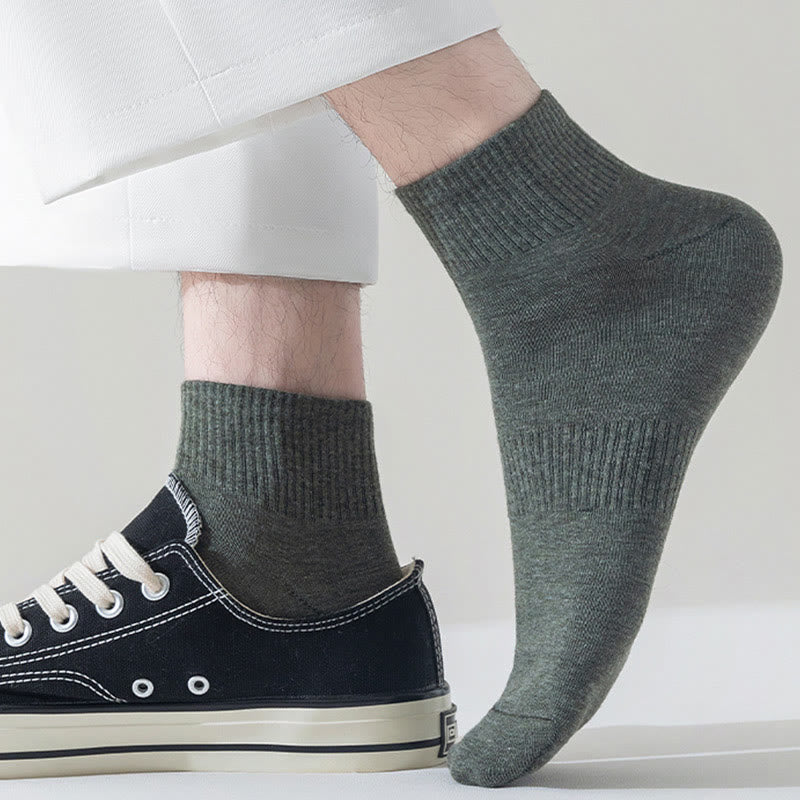 Chaussettes courtes respirantes en coton doux (7 paires) - image 2