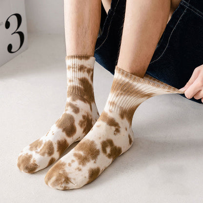 Chaussettes tie-dye quart de tour (5 paires) - image 2