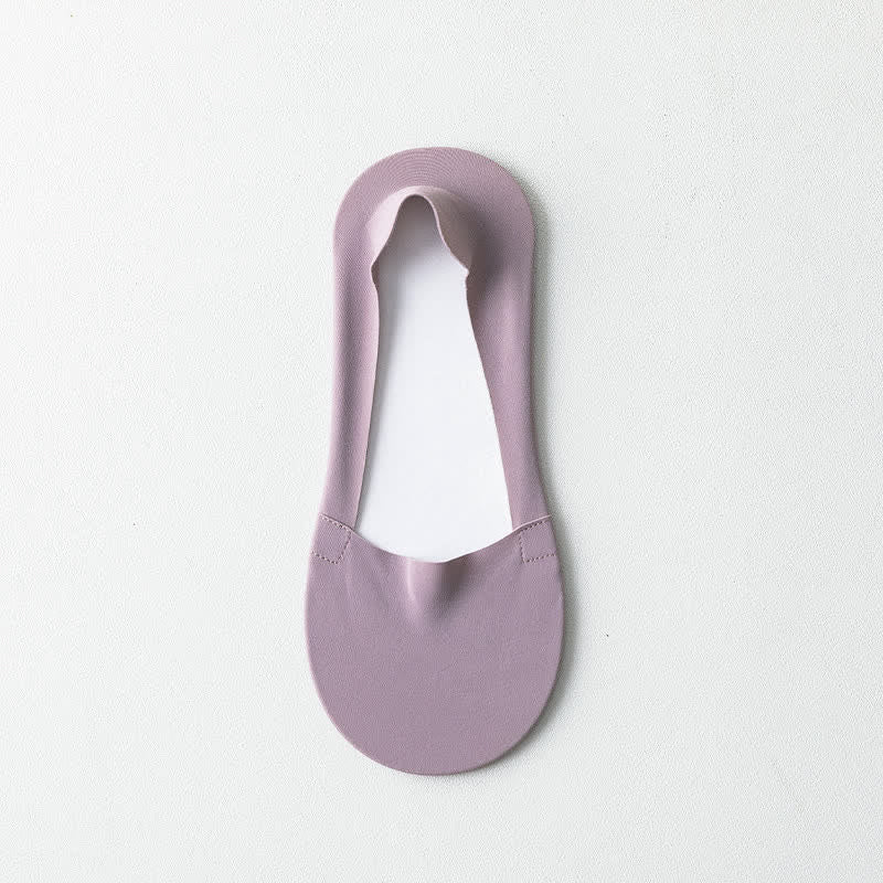 Chaussettes bateau unisexes à ouverture profonde (5 paires) - Violet - EU35-38 (US5-7) - image 19