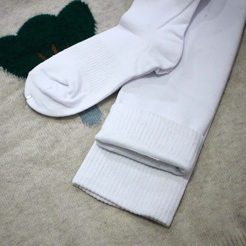 Chaussettes hautes en coton épais - Blanc - Avec du gel de silice - image 7