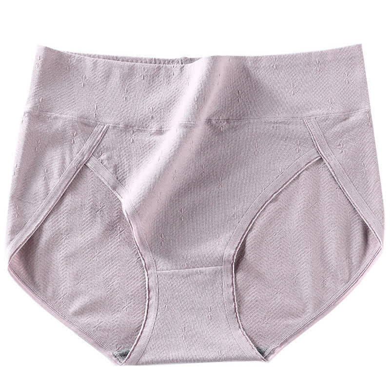 Culotte antibactérienne taille haute (6 paires) - Violet clair - 4XL - image 7