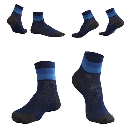 Chaussettes courtes respirantes couleur bonbon