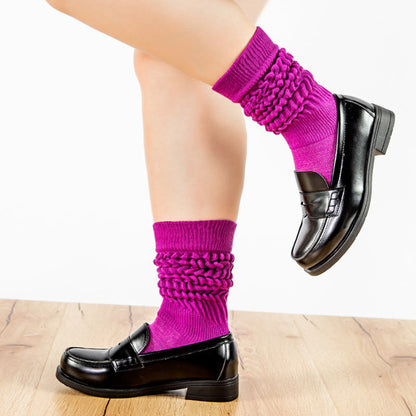 Chaussettes souples couleur bonbon (2 paires)