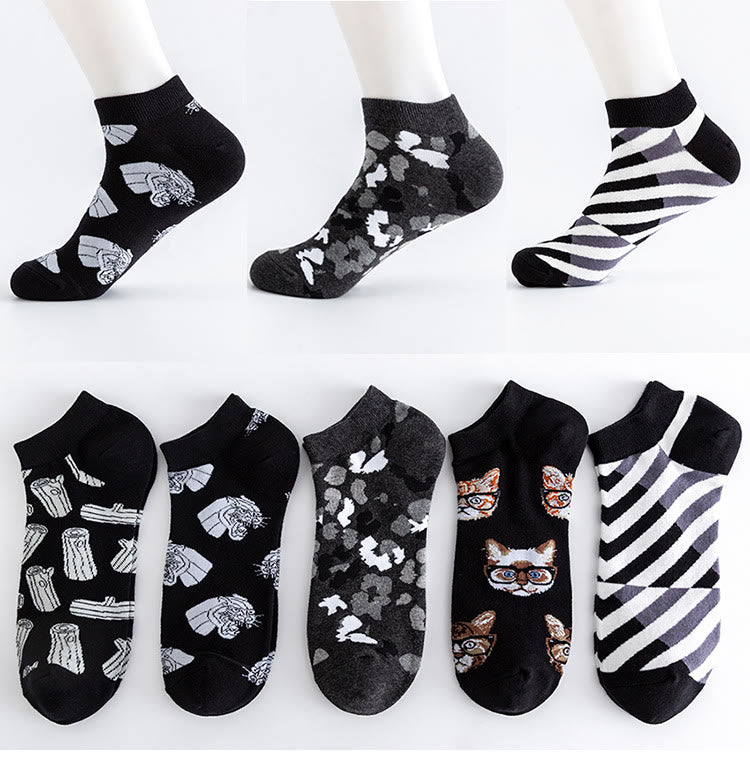 Chaussettes Plusock Tree Ankle (5 paires) - 40-46 - Multicolore - image 1