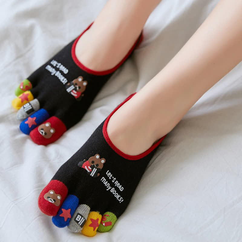 Chaussettes Plusock à motifs amusants (4 paires) - image 1