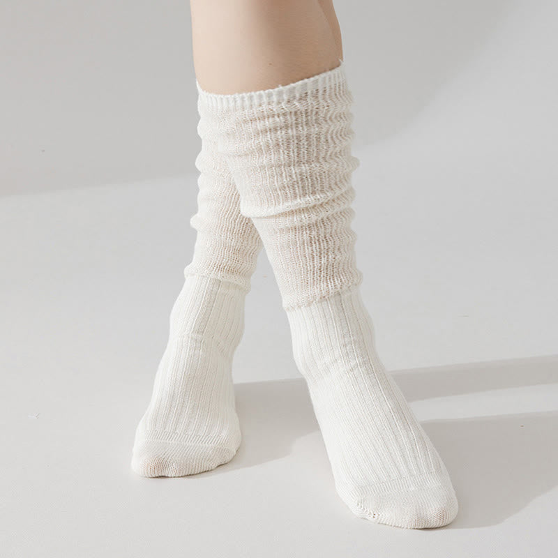 Chaussettes souples élégantes de couleur unie (3 paires) - image 8
