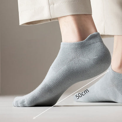 Chaussettes respirantes à la cheville grande taille (5 paires)